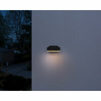 LED Wandleuchte - Osram Endura Style Mini Spot I in dunkelgrau - 8W IP44 - warmwei&szlig;