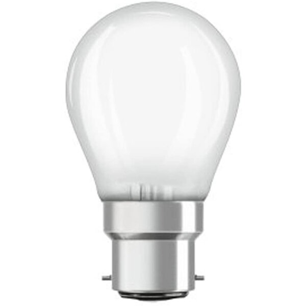 LED Filament Leuchtmittel - Osram Parathom in Tropfenform matt + dimmbar - 4,5W = 40W - B22d 470lm warmwei&szlig; 2700K